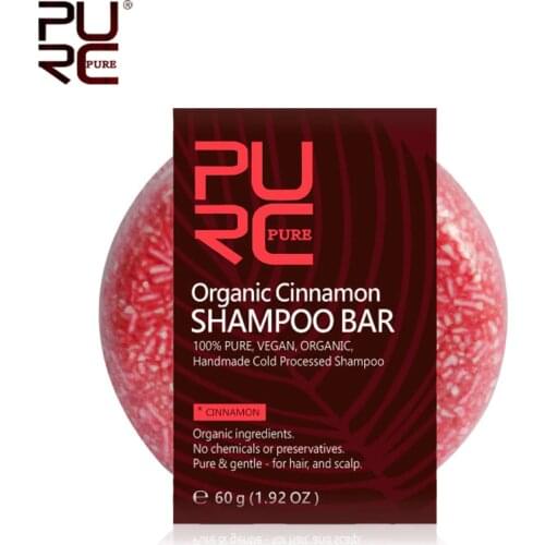 11.11 PURC Organic Handmade cold processed Cinnamon Shampoo Bar 100% PURE no chemicals or preservatives hair shampoo soap