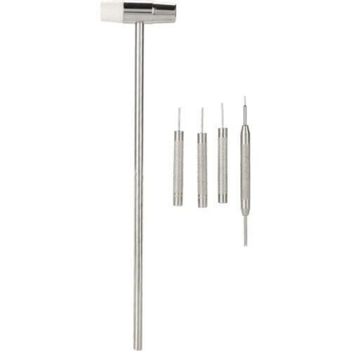 11pcs Lots Watchmaker Watch Repair Adjust Resize Tool Kits Remover Hammer Pins