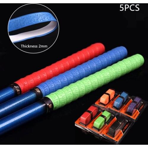 5PCS 1.5m Embossed Keel Hand Glue Wear-resistant Winding Hand Glue Fishing Rod Grip Sweat Band