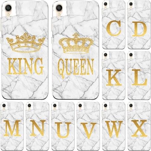 Phone Case for Asus Zenfone Live ZB501KL A007 hite Marble Golden English Letter Fashion Name Back Cover Shell Fundas