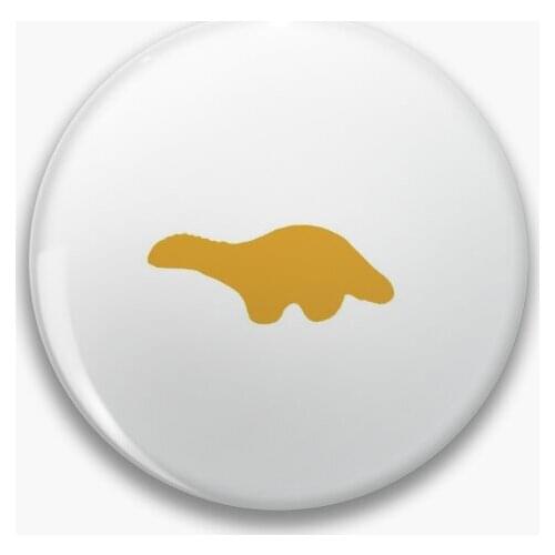 Dinosaur Chicken Nugget Picky Soft Button Pin Jewelry Lover Women Gift Metal Decor Hat Clothes Lapel Pin Collar Cartoon Cute