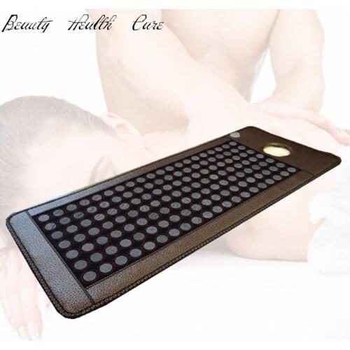 Hot electric heated Jade tourmaline mattress bamboo carbon fiber cushion jade mattress heating jade cushion 70X160CM