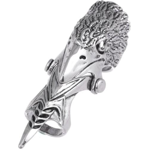 Punk Retro Eagle Ring For Men Male Knight Skull Ghost Knuckle Armour Finger Rings Unisex Cool Party Jewelry Gifts 2021 Brinco