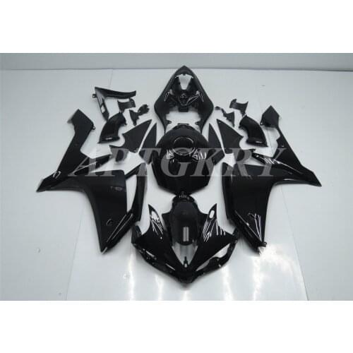 New ABS Plastic Shell Motorcycle Fairing kit Fit For YAMAHA YZF R1 2007 2008 YZF-R1 YZF 1000R Custom Black