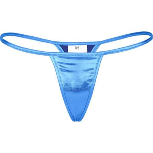 Micro bikini tanga mujer swimwear bikinis biquini tankini sexy lingerie thong Solid color Patent leather simple classic Beach