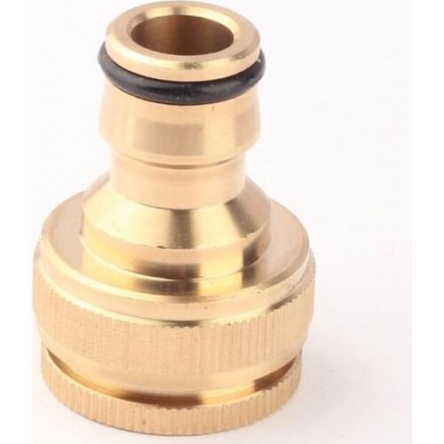 Multi-Function 1/2'' Or 3/4'' Female Thread Copper Nipple Connector Garden Thread Tap/Faucet Adapter Irrigation Water Hose Tools