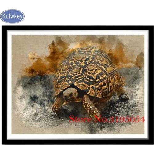 Diy Diamond Painting Embroidery Kit 5D Sets Turtle sea Mosaic Diamond Needlework Full square resin diamonds with printed picture