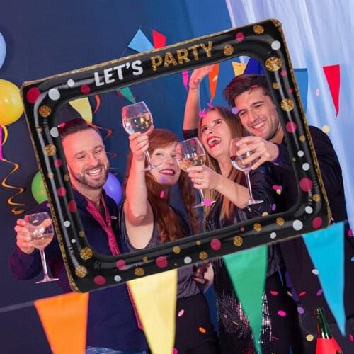 Inflatable Selfie Frame Party Picture Frame Funny Party Decoration Photo Booth Props For Carnival Wedding Christmas