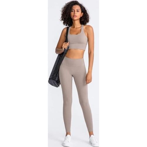 2020 Autumn New High Waist Yoga Pants Women No Embarrassment Line Tight Stretch Fitness Legging Running Exercise Nine-Point Pant
