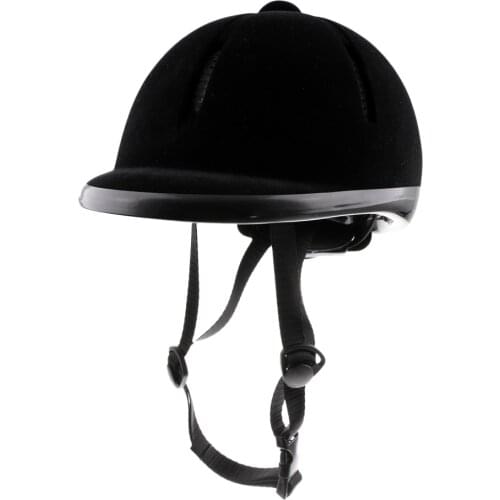 Adjustable Breathable Horse Riding Helmet Safety Velvet Equestrian Helmet for Camping Climbing Surfing Boating Rafting Access