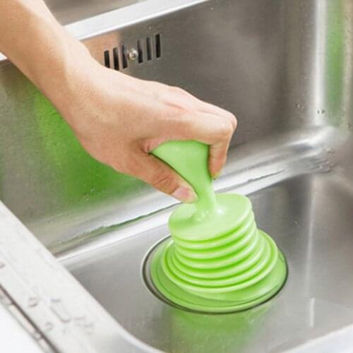 Household bathroom Super suction Washbasin Kitchen sink pipe PE material Cleaner Extrusion Drainage Strong dredge