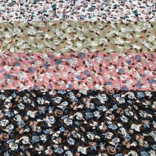 Fabric Rose Chiffon Cosplay Dress Shirt Scarf Material DIY Blouse Sewing Fabric