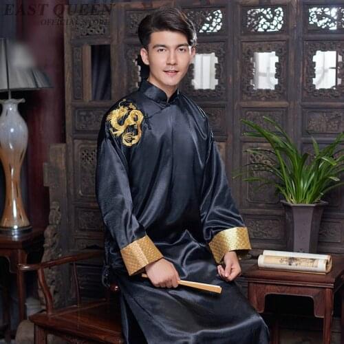 Traditional chinese clothing for men male overcoat outerwear oriental winter trench coat men trenchcoat clothes 2018 DD1143