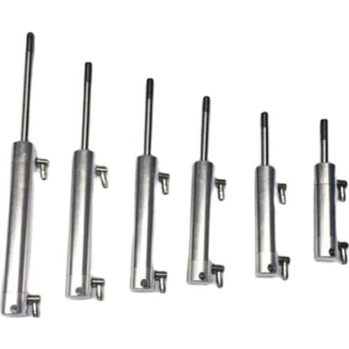 1pc Air Cylinder 10mm/15mm/20mm/25mm/30mm/40mm Travel with 2/3mm Tie Rod Pullrod 9.7mm Tube Dia for RC Fixed-Wing Drone Parts