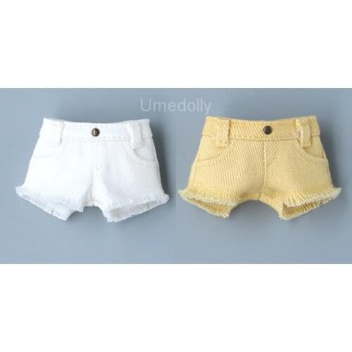 High Quality 1 PCS Shorts for Blyth, Middle Blyth, Holala, OB11, Obitsu 11, 1/6 1/8 BJD Doll Pants Clothes Accessories