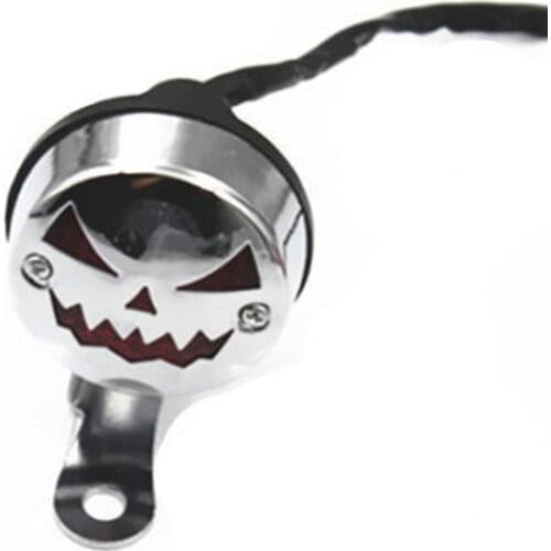 Skull LED Rear Red Brake Stop Running Tail Light Motorcycle For Harley Honda KTN Yamaha Kawasaki Suzuki Bobber Cruisers Chopper