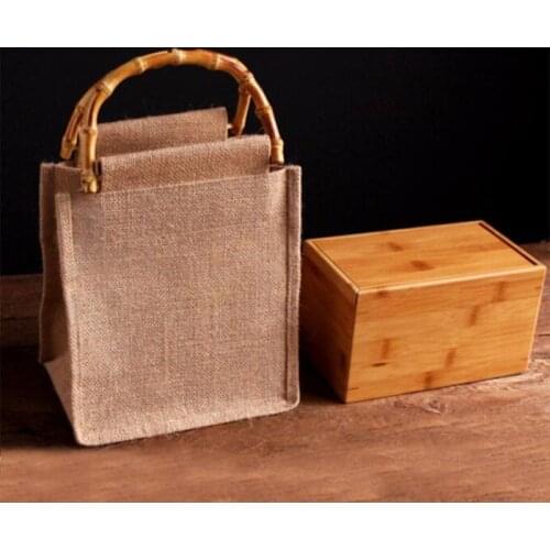 1pc Round Bamboo Bag Handle for Handcrafted Handbag DIY Bags Replacement Accessories