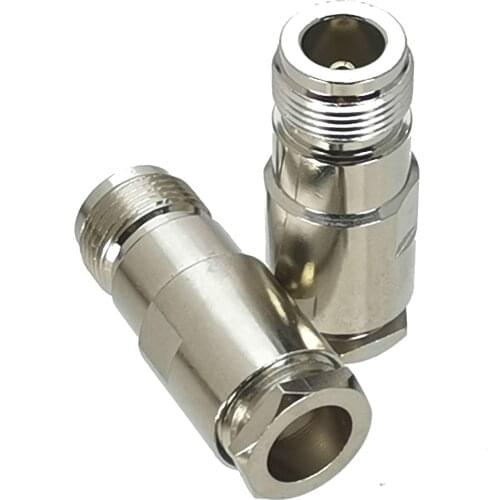 10pcs N Female Jack Clamp RG8 RG165 7D-FB LMR400 RF Coaxial connector Wire Termianl