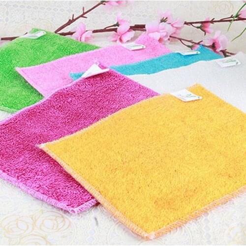 10 Pcs/ Pack Kitchen Cleaners, High-quality rags, High-efficiency Bamboo Fiber Cleaning Towels, Tousehold Dishwashcloths