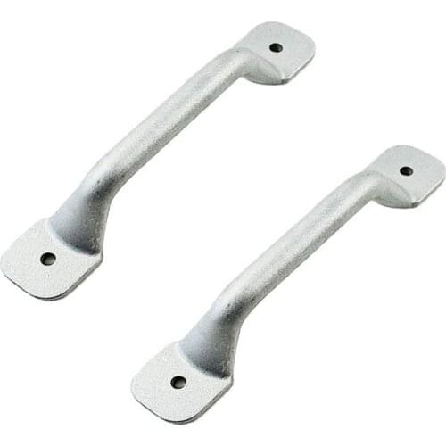 2 Pcs Aluminum Boat Handle Handrail Fishing Rowboat Duck Jon Row Transom