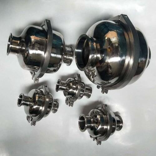 304 Stainless Steel Strainer Sanitary Filter Tri Clamp Quick Installation Direct Through Pipe Strainer 100 Mesh