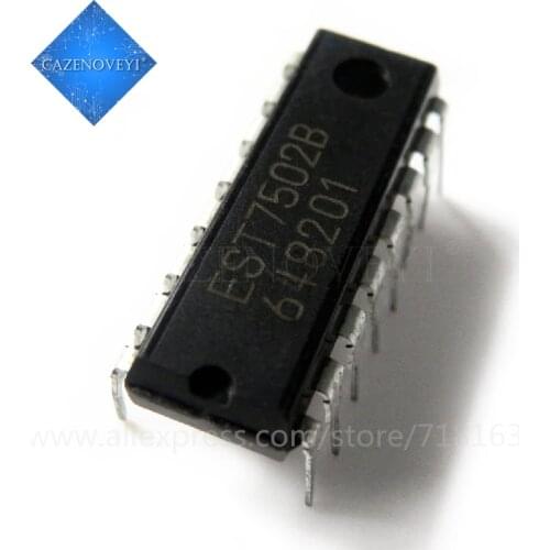 5pcs/lot EST7502B EST7502C EST-7502 EST7502 DIP-16 In Stock