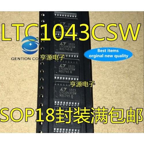 5PCS LTC1043CSW stabilizer chip LTC1043 SOIC-18 in stock 100% new and original