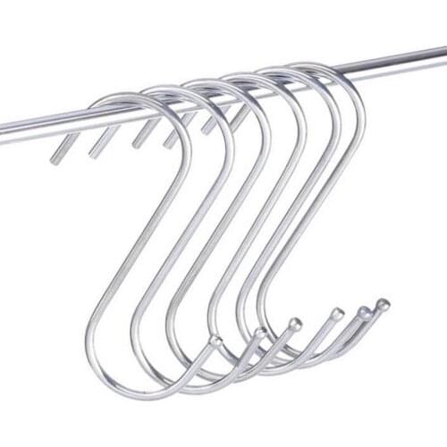 7.5 cm S Hanging Hanger Rack Holder Stainless steel Hook Hooks Home Storage Tool LX7945