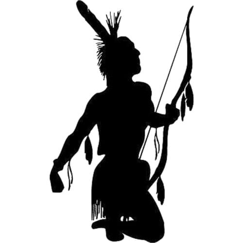 9.5cm*15.9cm Indian Perple Fashion Decor Car Accessories Vinyl Car Sticker Black/Silver S3-6336