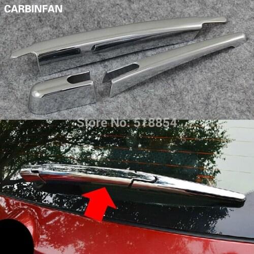 ABS Chrome Rear window wiper cover Trim 3Pcs/Set For Nissan X-Trail 2014 2015