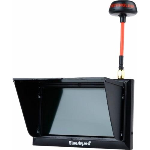 Blueskysea FX-F408 4.3" LCD 5.8G 32Ch FPV Monitor 2-In-1 Wireless Receiver Black/W For FPV Multicopter RC Quadcopter Part