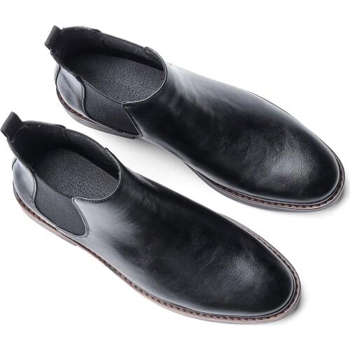 Ankle Boots men Chelsea boots Size 40-46 2021 comfortable fashion brand walking boots for men #KD5232