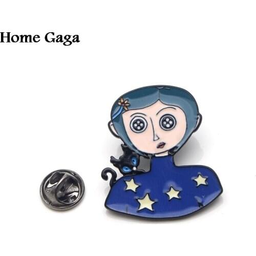 Homegaga cartoon Metal Enamel pins Trendy para backpack shirt clothes brooches badges for men women D1498