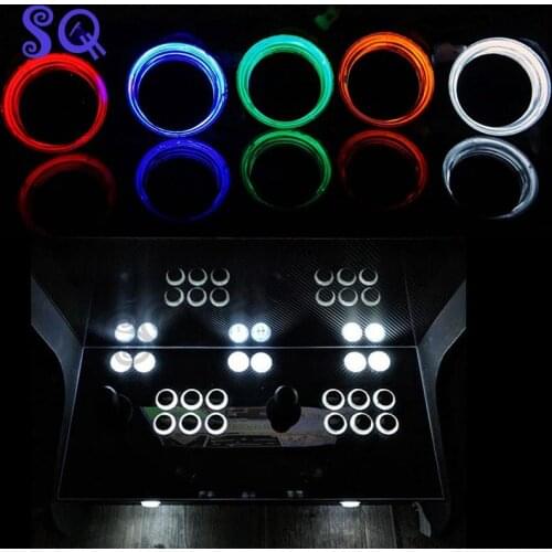 5V/12V Newest Black center led push button with switch 5 colors available