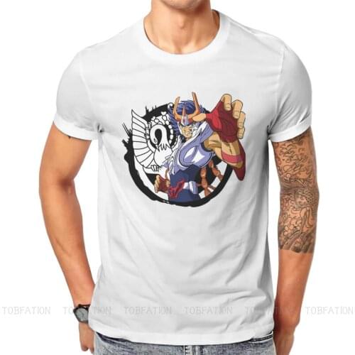 Phoenix Ikki O Neck TShirt Saint Seiya Episode G Greek Mythology Pure Cotton Basic T Shirt Men Tops Individuality Fluffy
