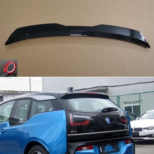 Use For BMW I3 2011--2021 Roof Spoiler Factory Style Carbon Fiber Look Accessories Body Kit