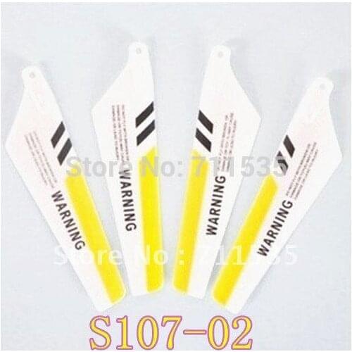3 Colors SYMA S107-02 S107G-02 Main Rotor Blades Propeller Spare Parts Accessories For S107 S107G MINI RC Helicopter Blade
