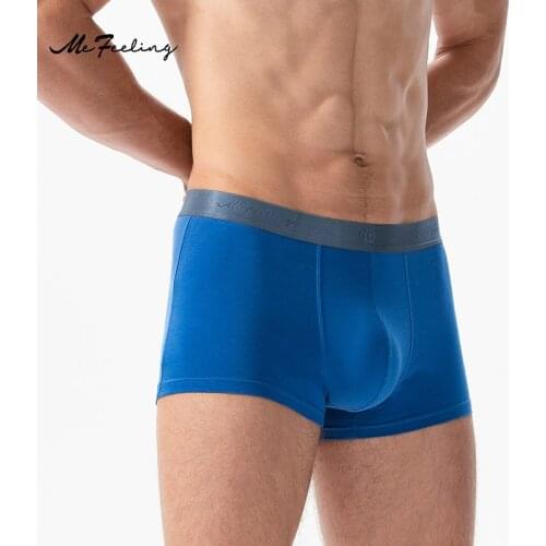 【mefeeling Brand】 Men’s Boxer Shorts Underpants Stretch Cotton Individual Packing Comfortable Breathable Smooth figure Homme
