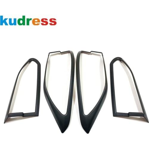 Rear Light Lamp Cover Trim For Toyota Corolla Cross GR 2018 2019 2020 2021 Chrome Taillight Frame Trims Car Accessories 4pcs