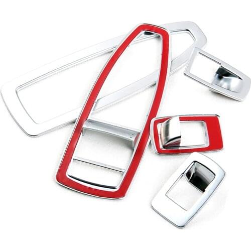 5pcs ABS Matt Silver Chrome Door and Window Control Switch Panel Cover for BMW 3 GT X1 1 3 4 Series F48 F20 F30 F31 F34 F36