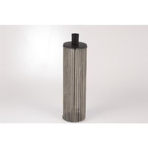 Mikasa Moor Black Silver Chain Candle holder 9x31 cm