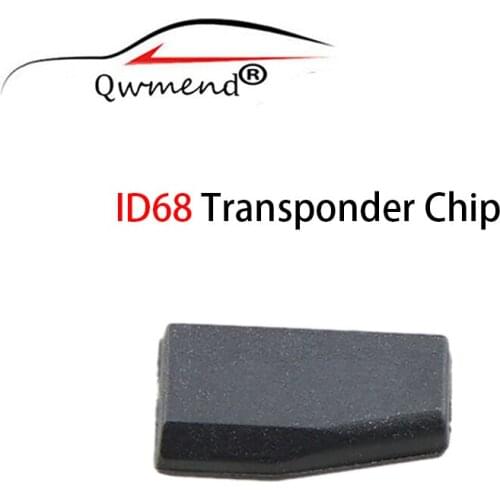 QWMEND 1PCS Transponder Chip ID68 Carbon Blank 4D68 Chip for Toyota Key for Lexus Not Coded ID68 Chip 4D 68 ID 68
