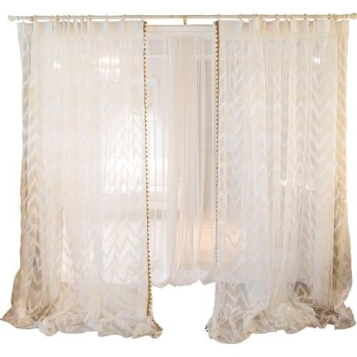 Sunscreen, heat insulation and sunshade American wave pattern fulle European luxury screen curtain cloth weave gauze free ship