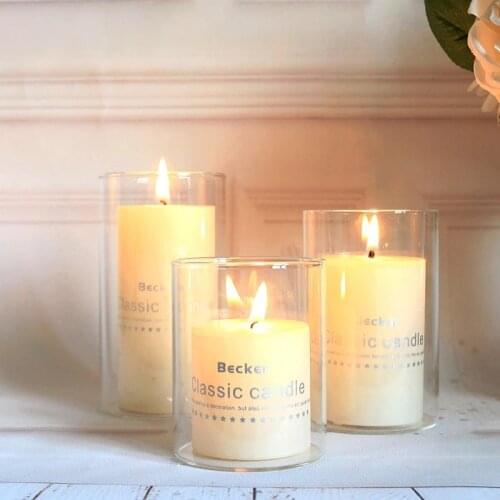 Glass Cylinder Vases Candles Holders Pillar Candle Floating for Flower Vase Wedding Centerpieces Home Decor