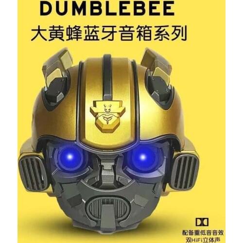 The Transformers Mobile phone Speakers Bluetooth Bumblebee Bluetooth Speaker Subwoofer With FM Support TF For Phone Gift