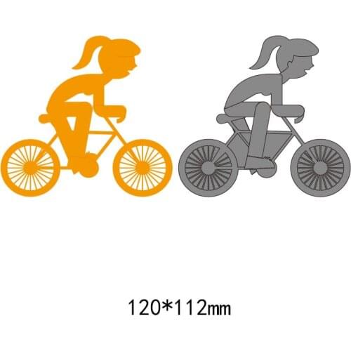 Bicycle frames Human Figure Metal steel Die Cuts Cutting Dies stencils For DIY Scrapbooking Photo Album Embossing paper Cards