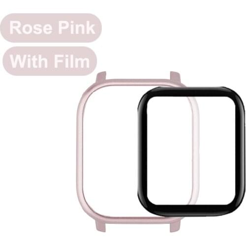 Amazfit GTS Protector Case with Film for Huami amazfit bip Watch Protection Glass Accessories Bumper Screen Protective Case