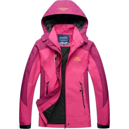 Women Hiking Jacket Trekking Travel Autumn Windbreaker Waterproof Windproof Breathable Outdoor Camping Coat
