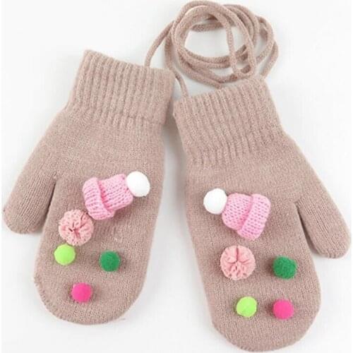 SUOGRY Winter Quality Gloves Female Mittens Women Glove Knitted Mittens Ladies Girls Plush Thick Keep Warm Gloves and Mittens