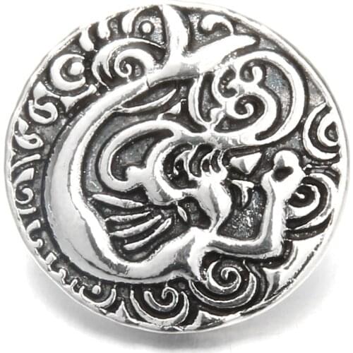 10pcs/lot New Snap Jewelry Family Mermaid Cross Charm 18mm Metal Snap Buttons Fit Silver Snap Bracelets Bangles Jewelry